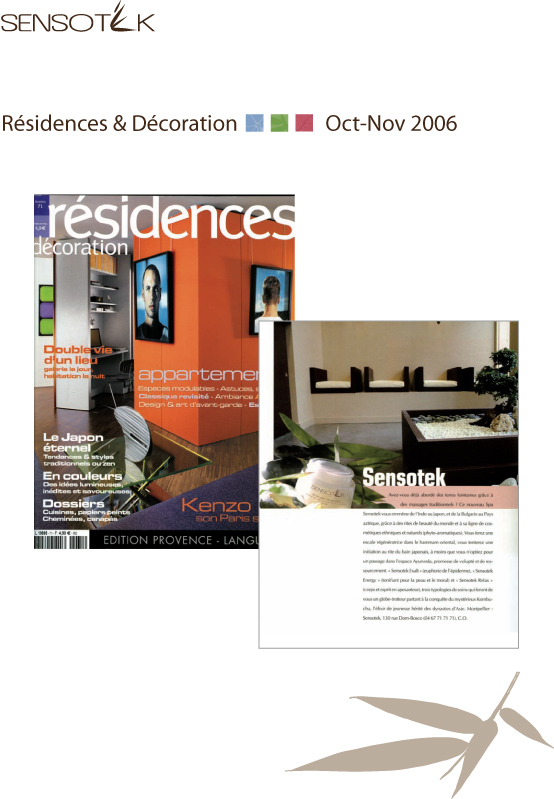 Sensotek advertising